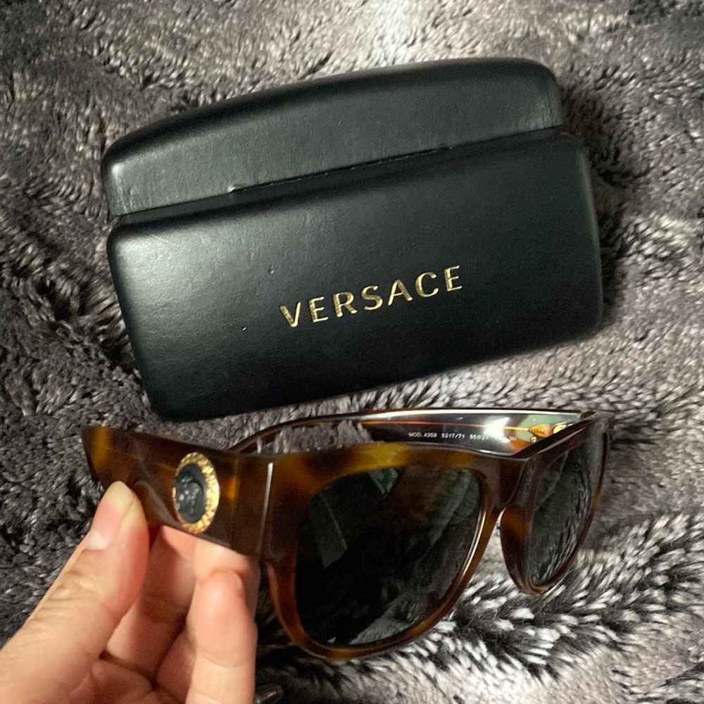 Versace tortoise sunglasses